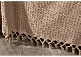 Copriletto beige in cotone 220x240 cm Lotus – Mijolnir