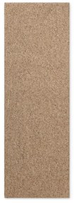 Passatoia in marrone chiaro lavabile 80x240 cm Rocco Caramel – Elle Decoration