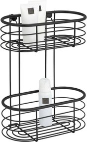 Ripiani per doccia neri 26 x 35 cm Trestina - Wenko