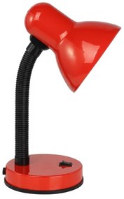 EGLO 9230 - Lampada da tavolo  BASIC 1xE27/40W rossa