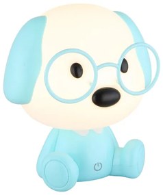 Globo 21761B - Lampada notturna LED ricaricabile PUPPY 1W/5V 500mAh blu