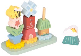 Giocattolo impilabile - Giardino con mulino a vento