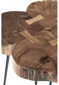 Tavolino con piano in acacia 50x50 cm Nandri - Premier Housewares