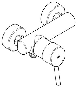 GROHE 32210001 - Miscelatore doccia CONCETTO DN 15, cromo lucido