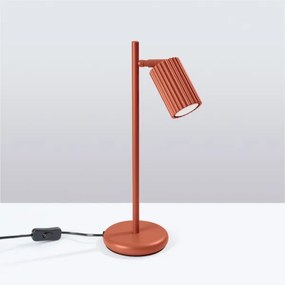 Sollux SL.1643 - Lampada da tavolo KARBON 1xGU10/10W/230V rosso