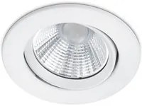 Illuminazione da Incasso da Interno a LED in Metallo Bianco Opaco