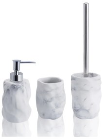 Set di accessori da bagno in marmo bianco Marble - Tomasucci