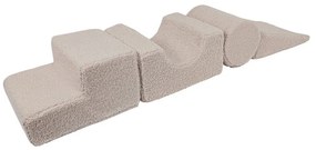 Gioco per psicomotricità grigio in tessuto 4 pz altezza totale 30 cm 45x170 cm Montessori – Meowbaby