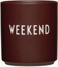 Tazza con scritta Favourite Weekend
