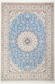 Nain Tappeto persiano 210 x 310 Blu (Iran) Annodato A Mano