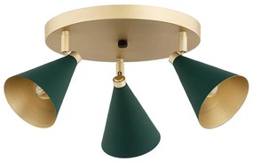 Argon 6245 - Faretto LUCINDA 3xE14/7W/230V verde