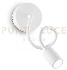 Focus applique a parete led 3000k 4w 310 lm bianco flessibile e ori...
