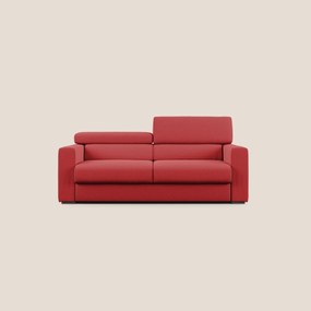 Dylan divano allungabile con pouf estraibile poggiapiedi in tessuto simil cotone impermeabile T13