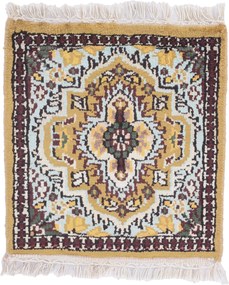 Agra Tappeto orientale 30x30 (Indian) Annodato A Mano