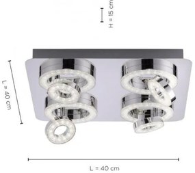 JUST LIGHT. 14662-17 - LED RGBW Faretto dimmerabile TIM 4xLED/5,9/230V + +TC