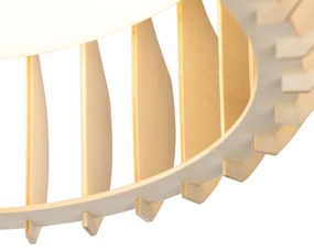 Plafoniera scandinava beige 40 cm con LED - Monte
