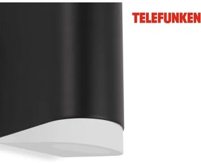 Telefunken 314905TF - Applique a LED da esterno 2xGU10/5W/230V IP44 nero