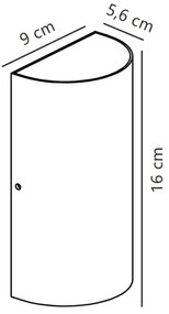 Nordlux - Applique a LED da esterno ROLD LED/10,5W/230V IP54 nero