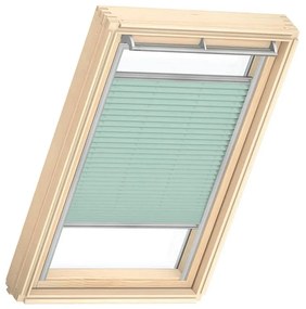 Tenda per finestra da tetto filtrante VELUX FHLMK061281S L 78 x H 118 cm verde menta