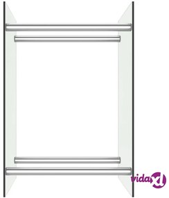 vidaXL Porta Legna Trasparente 40x35x60 cm in Vetro