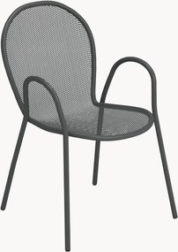 Sedia da giardino impilabile con braccioli Ronda