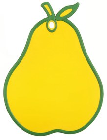 Tagliere pera 24,5x32,5 cm giallo