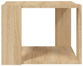 Tavolino da salotto rovere sonoma 40x40x43 cm legno multistrato