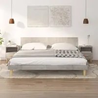 Comodini 2 pz Grigio Cemento 40x35x47 cm cod mxl 30095