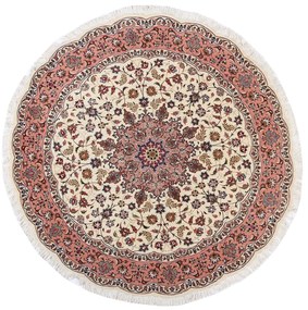 Tabriz Tappeto 200 x 200 Beige (Iran) Annodato A Mano