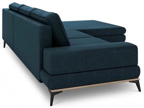 Divano letto angolare blu petrolio, angolo destro Planet - Windsor &amp; Co Sofas