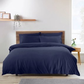 Biancheria da letto blu scuro per letto matrimoniale 200x200 cm So Soft Easy Iron - Catherine Lansfield