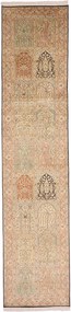 Cashmere Silk Tappeto orientale 370x80 (Indian) Annodato A Mano