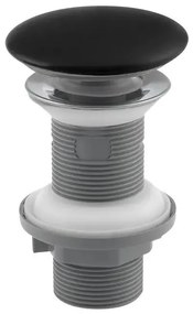 Isvea - Piletta per lavabo Ø 7,2 cm nero opaco