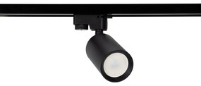 Faretto GU10 binario Monofase Nero - Orientabile