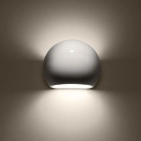 Sollux SL.1026 - Applique GLOBE 1xE27/60W/230V bianco lucido