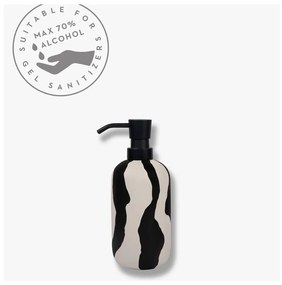 Dispenser di sapone in ceramica bianca e nera 200 ml Icon - Mette Ditmer Denmark