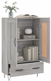 Credenza grigio sonoma 69,5x31x115 cm in legno multistrato