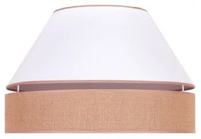 Duolla - Plafoniera AVIGNON 1xE27/15W/230V diametro 50 cm bianco/marrone