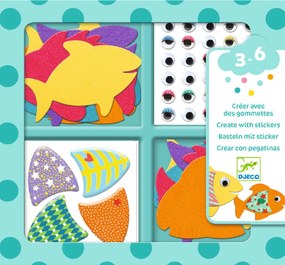 Gioco con adesivi - amiamo il pesce