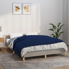 Coperta Ponderata Blu 150x200 Cm 7 Kg Tessuto /