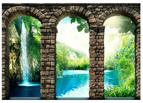 Fotomurale adesivo  Cascata misteriosa  Larghezza x Altezza Home decor 245x175