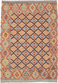 Kilim Tappeto 190x130 (Afghanistan) Tessuto A Mano