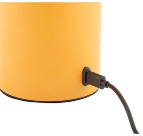 Lampada da tavolo dimmerabile a LED gialla con paralume in metallo/con paralume in vetro (altezza 29,5 cm) Camp - Leitmotiv