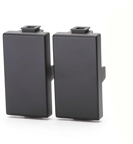 Tappo Falso Polo nero compatibile anche con BTicino Matix 2 pezzi
