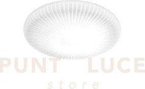 Atrium plafoniera in vetro bianco 3000k led 29w  2750 lm d.55cm