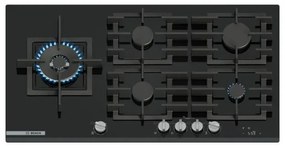 Bosch Serie 8 PRS9A6H40. Colore del prodotto: Nero, Posizionamento dell'apparecchio: Da incasso, Dimensione della larghezza del piano cottura: 90 cm.