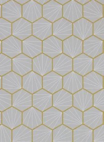 Waben Tapete Aikyo von Scion - Hemp