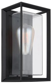 Globo 31982S - Applique da esterno LOGANA 1xE27/60W/230V IP44 nero