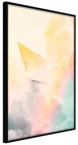 Poster  Paper Boat  Cornice Quadri Cornice nera, Larghezza x Altezza Home decor 30x45