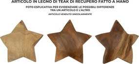 Decorazione Bintang Da App.In Teak Ric. Cmø19X5 Min2 (Pezzi Unici-Non Rip. In Serie)